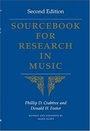 Cover: Sourcebook for Research in Music - Indiana University Press