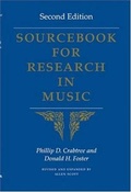 Cover: Sourcebook for Research in Music - Indiana University Press