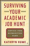 Cover: Surviving Your Academic Job Hunt - Palgrave MacMillan