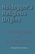 Cover: Heidegger's Religious Origins - Indiana University Press