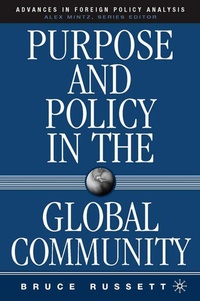 Enlarge image Cover: Purpose and Policy in the Global Community - Palgrave MacMillan