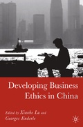 Cover: Developing Business Ethics in China - Palgrave MacMillan