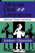 Cover: African Oral Literature - Indiana University Press