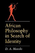 Cover: African Philosophy in Search of Identity - Indiana University Press