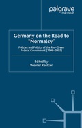 Cover: Germany on the Road to Normalcy - Palgrave MacMillan