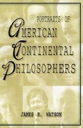 Cover: Portraits of American Continental Philosophers - Indiana University Press