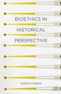 Cover: Bioethics in Historical Perspective - Red Globe Press
