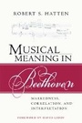 Cover: Musical Meaning in Beethoven - Indiana University Press