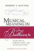 Cover: Musical Meaning in Beethoven - Indiana University Press