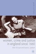 Cover: Women, Crime and Justice in England since 1660 - Red Globe Press