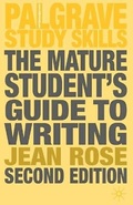 Cover: The Mature Student's Guide to Writing - Palgrave MacMillan