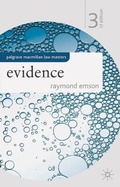 Cover: Evidence - Palgrave MacMillan