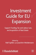 Cover: Investment Guide for EU Expansion - Palgrave Macmillan