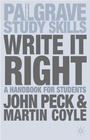 Cover: Write it Right - Palgrave MacMillan