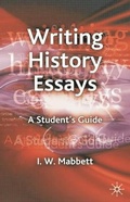 Cover: Writing History Essays - Palgrave MacMillan