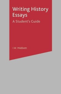 Enlarge image Cover: Writing History Essays - Palgrave MacMillan