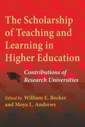 Cover: The Scholarship of Teaching and Learning in Higher Education - Indiana University Press
