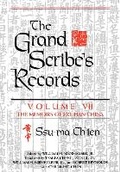 Cover: The Grand Scribe's Records, Volume VII - Indiana University Press