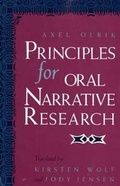 Cover: Principles for Oral Narrative Research - Indiana University Press
