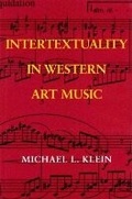Cover: Intertextuality in Western Art Music - Indiana University Press