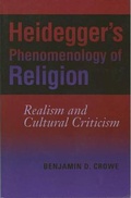 Cover: Heidegger's Phenomenology of Religion - Indiana University Press