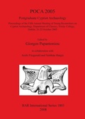 Cover: POCA 2005. Postgraduate Cypriot Archaeology - BAR Publishing