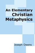 Cover: An Elementary Christian Metaphysics - University of Notre Dame Press
