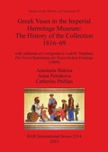 Cover: Greek Vases in the Imperial Hermitage Museum: The History of the Collection 1816-69 - BAR Publishing