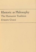 Cover: Rhetoric as Philosophy - Pennsylvania State University Press