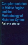 Cover: Complementation in Middle English and Methodology of Historical Syntax - Pennsylvania State University Press