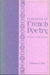 Enlarge image Cover: In Defence of French Poetry - Pennsylvania State University Press