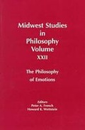 Cover: Philosophy of Emotions - University of Notre Dame Press