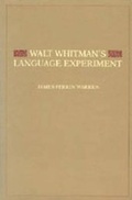 Cover: Walt Whitman's Language Experiment - Pennsylvania State University Press