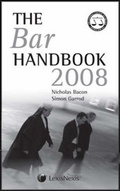 Cover: The Bar Handbook 2008 - Butterworths Law