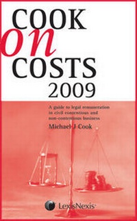 Enlarge image Cover: Cook on Costs 2009 - Butterworths Law