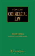 Cover: Goode: Commercial Law - Butterworths Law