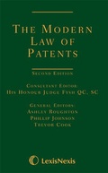 Cover: The Modern Law of Patents - Butterworths Law