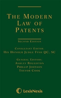 Enlarge image Cover: The Modern Law of Patents - Butterworths Law