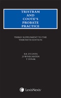 Cover: Tristram and Coote's Probate Practice - Butterworths Law