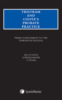 Abbildung von: Tristram and Coote's Probate Practice - Butterworths Law