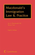 Cover: Macdonald's Immigration Law & Practice - Butterworths Law