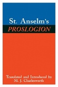 Cover: St. Anselm's Proslogion - University of Notre Dame Press