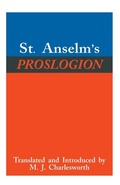 Cover: St. Anselm's Proslogion - University of Notre Dame Press