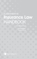 Cover: Butterworths Insurance Law Handbook - Butterworths Law