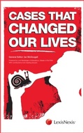 Cover: Cases That Changed Our Lives - Butterworths Law