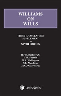 Abbildung von: Williams on Wills - Butterworths Law