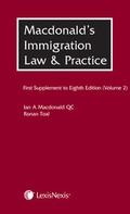 Cover: Macdonald's Immigration Law & Practice - Volume 2 - Butterworths Law