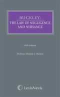 Cover: Buckley: The Law of Negligence and Nuisance - Butterworths Law