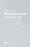 Cover: Butterworths Insurance Law Handbook - Butterworths Law
