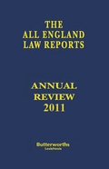 Abbildung von: All England Annual Review 2011 - Butterworths Law